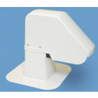 Col de cygne / crosse sortie de toiture - ALU - Dimensions : 125 x 125 mm (1 sortie) Col de cygne / crosse sortie de toiture - ALU - Dimensions : 125 x 125 mm (1 sortie)