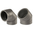 Coude isolé pour raccordement chauffe-eau thermodynamique - Coude à 90 - Diamètre 180