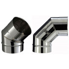 Coude inox SOI à facettes soudées - Coude à 90 - diamètre 150