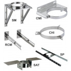 Elements de support et de maintien THERMINOX TI - Maintien au toit - diamètre 180 - réf. SAT