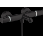 Mitigeur Thermostatique bain/douche HANSGROHE Ecostat  noir mat - 13114670