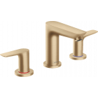 Mélangeur de lavabo HANSGROHE Talis E  150, 3 trous, avec tirette et vidage bronze brossé - 71733140