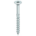 Vis HECO-Topix-Plus - Ø4x25mm - Tête Fraisée à poches de fraisage - Filetage Total - PZ2 - Boite de 1000 - 60401