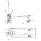 Transpalette peseur HOLZMAN - HUB25KG