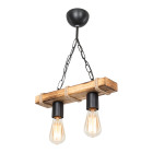 Lustre lampe lumière suspendu suspension hemel en métal bois corde de jute hauteur 44 cm 2 x e27 helloshop26 03_0007493