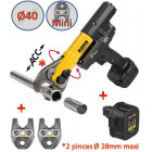 Mini Press ACC + 2ème batterie + 2 pinces D28mm maxi