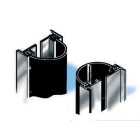 Jeu de battement complet JOURJON - H.2m 50 - Pour 2 portes 36-44 mm - 2 joints + 4 profilés alu - 260124