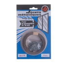 Joint de calfeutrage métallique inox JOURJON - larg.14 mm - Rouleau de 6 m - 050111