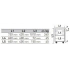 Servante d'atelier Basic Line B117 60/40 KRAFTWERK - 101.117.000