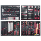 Assortiment d'outils Completo EVA 1/4"+ 3/8"+ 1/2" KRAFTWERK 219 pièces - 105.528.000