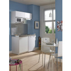 Moderna kitchenette complète boreale 120x60 blanc mélaminé