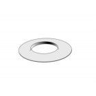 Rosace blanche pour terminal CONCENTRIQUE - Ø 125 epdm