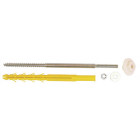 Jeu de fixation lavabo Ø 12 - Cheville lavabo Ø 12x 200 filet M8 x 125
