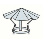 Chapeau chinois - en INOX - N 3 - Ø int. 180/250 - Ø ext. 186/256
