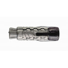 Chevilles en fonte GM avec vis à métaux tête 6 pans et rondelle - 2 chevilles GM6 + 2 vis M 6 mm tête 6 pans et rondelles - Sous Blister