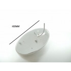 Tube led t9 20w 220v 120 plaque circulaire plafond ø165 - couleur eclairage au choix