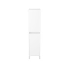 Colonne de rangement sur pieds - hauteur 160 cm - 2 portes - xenos - Couleur au choix