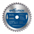 Lame acier 185mm - 40 dents - Evolution Power Tools