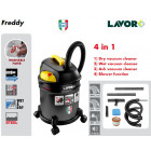 Aspirateur 4 en 1 (cendre, poussière,eau et fonction soufflerie) 1000w 20l 35l/s - freddy