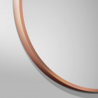 Miroir salle de bain circulaire 60cm de diametre - finition cuivre - ring brassy 60 Aurlane - MIR033