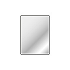 Miroir salle de bain avec eclairage led et contour noir - 60x80cm - go black led Aurlane - MIR057