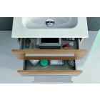 Ensemble meuble street pack 50 - 2 tiroirs - meuble coloris : blanc