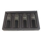 Coffret 4 douilles 1/2" 6 pans cr-mo démonte têtes injecteurs diesel - om 0071 - clas equipements