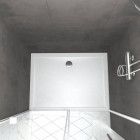 Pack porte de douche coulissante blanc 120x185cm + receveur 90x120 - whity slide Aurlane - PACF037