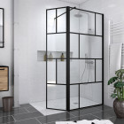 Pack paroi de douche 90 + 40 + receveur de douche a carreler 90x140cm recoupable Aurlane - PACF105
