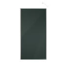 Pack paroi de douche 100x200cm verre fumé 8mm - barre de fixation extensible et profil chrome Aurlane - PACF444