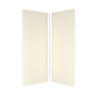 Pack panneaux muraux wall'it - 90x90x210cm + 2 profilés de finition chrome + 1 profilé d'angle chrome Aurlane - PACP256