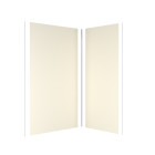 Pack panneaux muraux wall'it ivoire - 90x120x210cm + 2 profilés de finition chrome + 1 profilé d'angle chrome Aurlane - PACP264