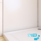 Lot de 10 panneaux muraux pour salle de bains en aluminium blanc - 90x210cm - wall'it Aurlane - PACP283