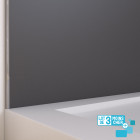 Lot de 3 panneaux muraux pour salle de bains en aluminium gris - 120x210cm - wall'it Aurlane - PACP290