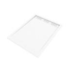 Pack receveur acrylique blanc 120x90 et grille décor aluminium blanc brillant - pack whitness ii Aurlane - PACR030