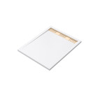 Receveur en acrylique blanc 80x100x4 cm + grilles linéaires chrome et or brossé - whiteness ii Aurlane - PACR153