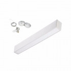 Réglette led 24w 120cm suspendu alu - couleur eclairage au choix