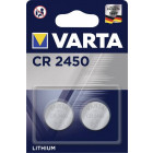 Pile lithium 3v 570mah cr2450 varta - blister de 2 - 6450101402