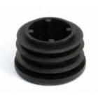 Embout AVL noir entrant pour tube D.35 - 37435 Embout AVL noir entrant pour tube D.35 - 37435