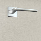 Poignée de porte design finition aspect chrome mat agata - katchmee