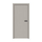 Bloc-porte pose fin de chantier collection premium miro avec poignée exclusive noire, h.204 x l.93 cm, aspect cuir argile, réversible