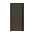 Bloc-porte pose fin de chantier collection premium miro avec poignée exclusive noire, h.204 x l.73 cm, aspect cuir basalte, réversible