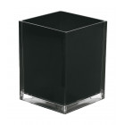 Poubelle rainbow carré finition noir Gedy Spa Italie