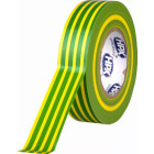 Ruban PVC Jaune-Vert pour électricien 19mm x 20m HPX - IE1920