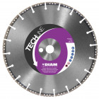 DISQUE DIAMANT COUPE FONTE PVC ACIER Ø125/22