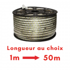 Ruban led 220v 1m-50m smd5050 60led/m ip65 (vendu sur mesure) - couleur eclairage : blanc neutre 4000k - 5500k