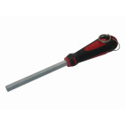 Clé à douille emmanchée bimatiere 6 pans 10 mm avec clip inox fme SAM - 291T10FME