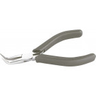 Pince electronique bec 1/2 rond coude sam - 554c