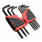 Râtelier de 8 clés males longues torx a tête sphérique SAM - 66R8AL