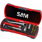 Coffret embouts vissage titane 21 pièces SAM - E125J21